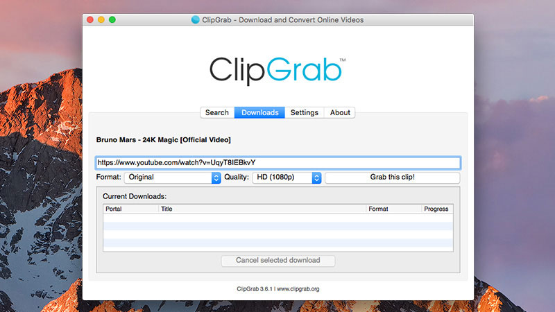 Let’s find out pros and cons of ClipGrab.