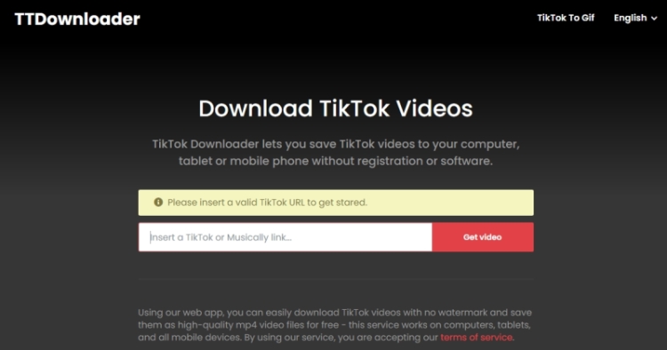 Let's look how to download TikTok videos with TT Downloader