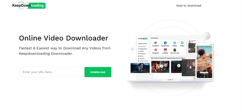 Let's look how to save videos from Vimeo with KeepDownloading