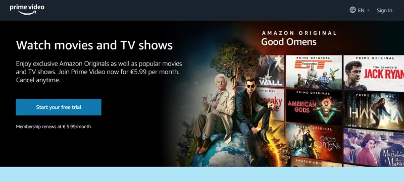 Amazon Prime has a lot of content to watch: movies, series, TV shows etc.