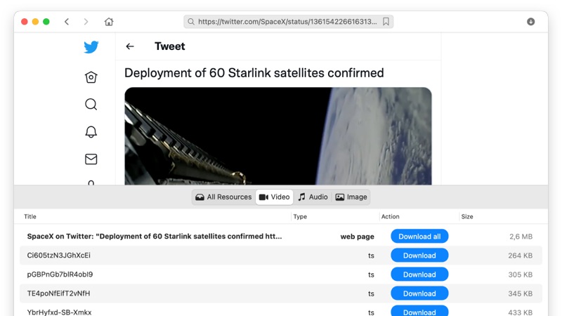 VideoDuke is simply the best way to download Twitter videos on Mac.