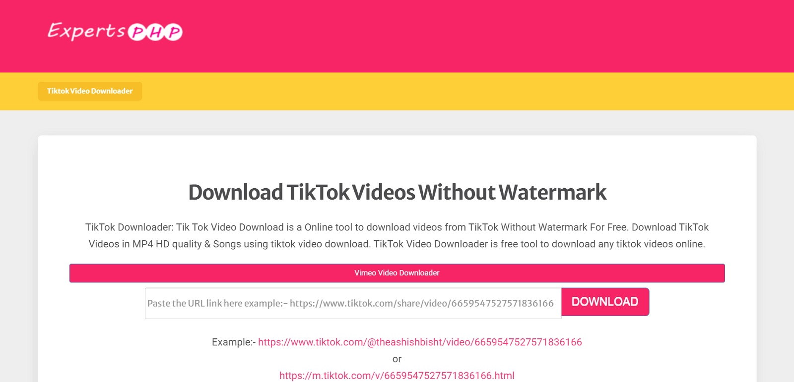 TikTok to MP4 - Download TikTok as HD Video Online Free 