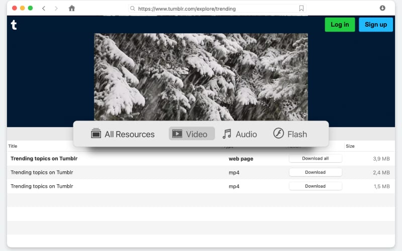 Download all files related to the video