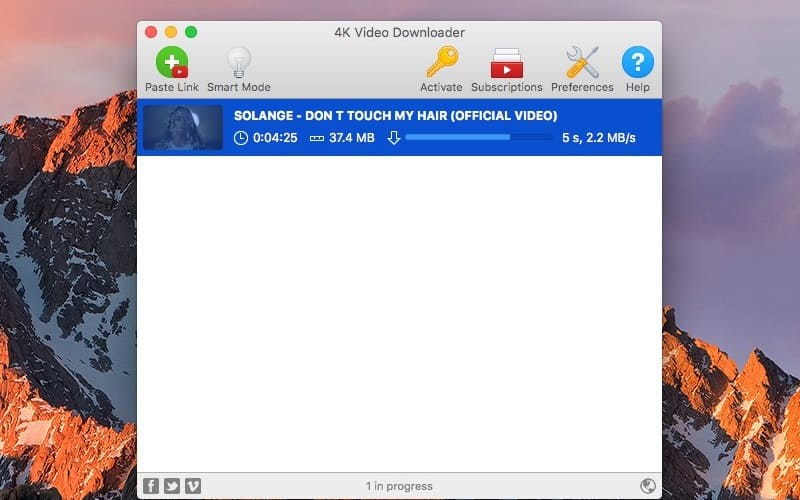 A brief summary for 4K Video Downloader:
