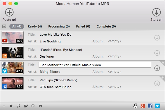 Schauen wir uns die Vor- und Nachteile von MediaHuman YouTube to MP3 Converter an.