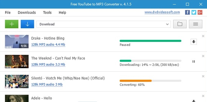 Examinons les avantages et les inconvénients de DVDVideoSoft Free YouTube to MP3 Converter.