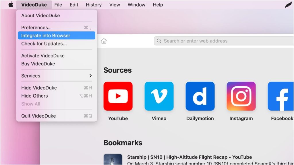 Just integrate VideoDuke into your browser and downloadf YouTube videos easily. Just integrate VideoDuke into your browser and downloadf YouTube videos easily.