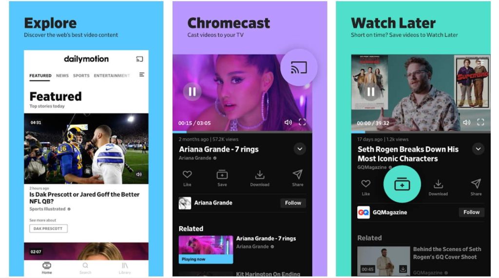 Let's look closer at Native Dailymotion App Let's look closer at Native Dailymotion App